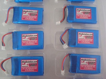 2S 7.4v 459mAh 45C Li-Po Battery
