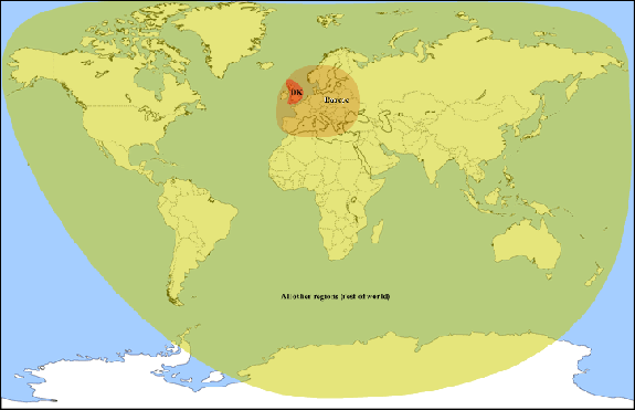 Mini Aviations battery postage map.